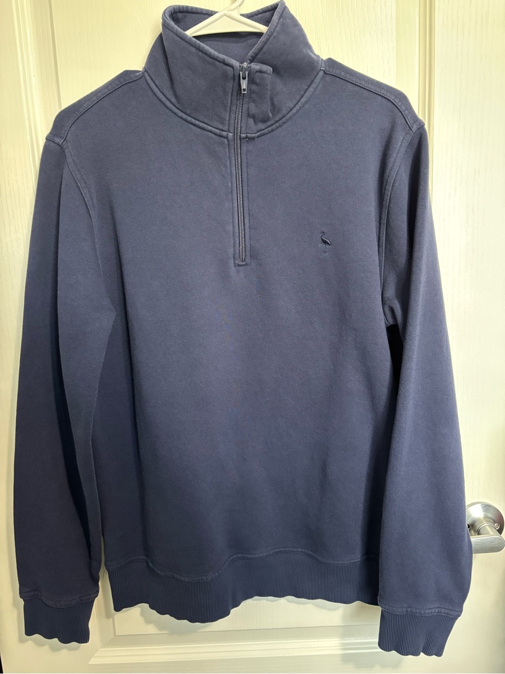 Tailorbyrd Men's Medium Half-Zip Sweater Jacket - Navy Blue